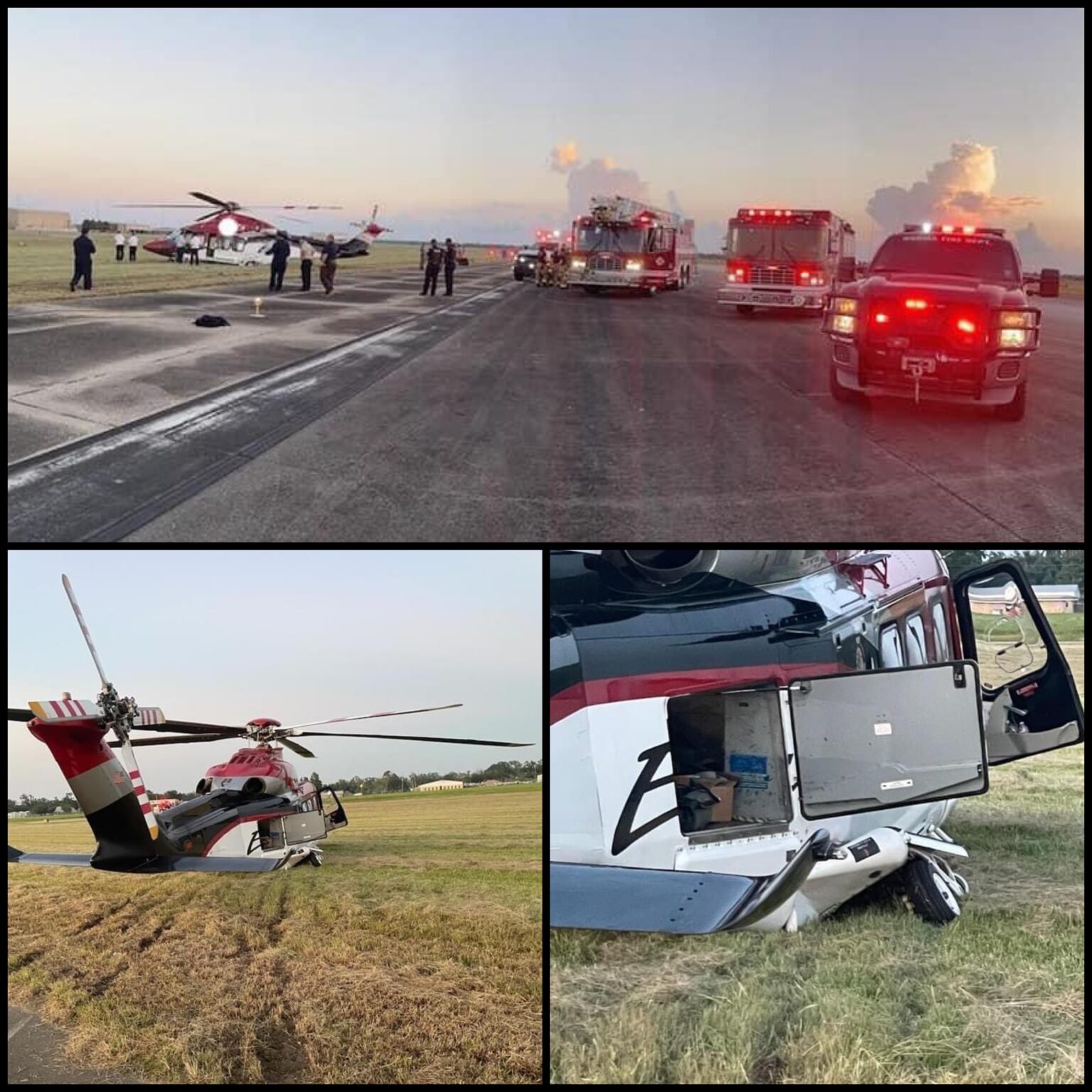 Helicopter makes emergency landing at the HoumaTerrebonne Airport 3iA