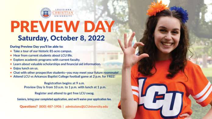 LCU Preview Day Oct 22