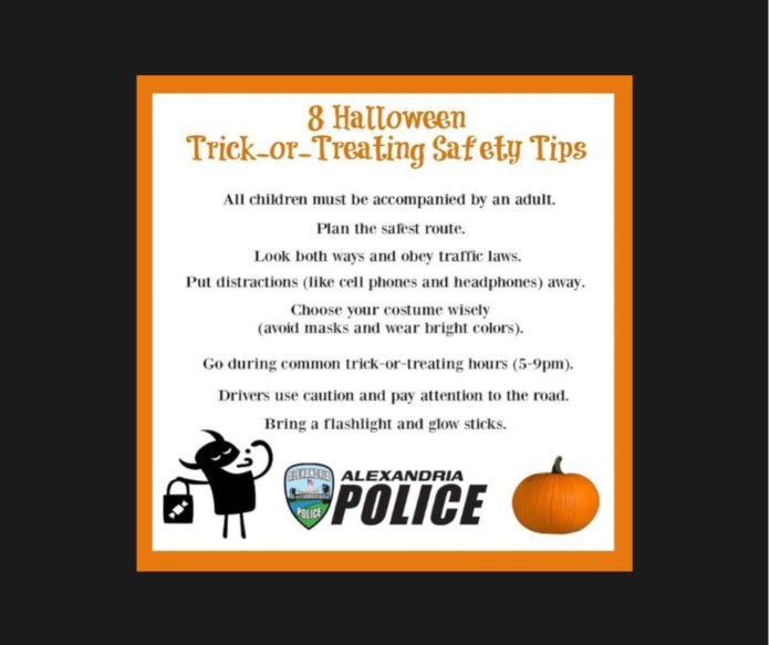 APD wants to keep all our little ghosts, goblins and witches safe this Halloween!