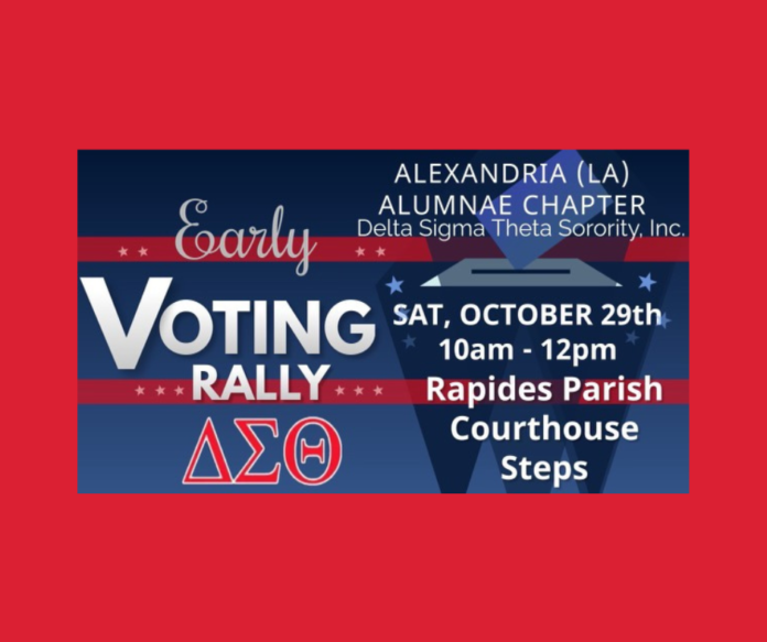 Early voting rally sponsored by Delta Sigma Theta Sorority, Inc.