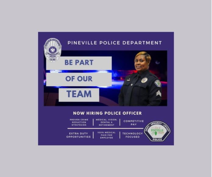 PSA: Pineville Police Department is Hiring