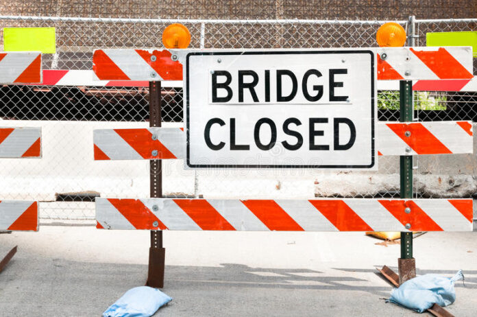 COA: Jackson Street Bridge closed for inspection