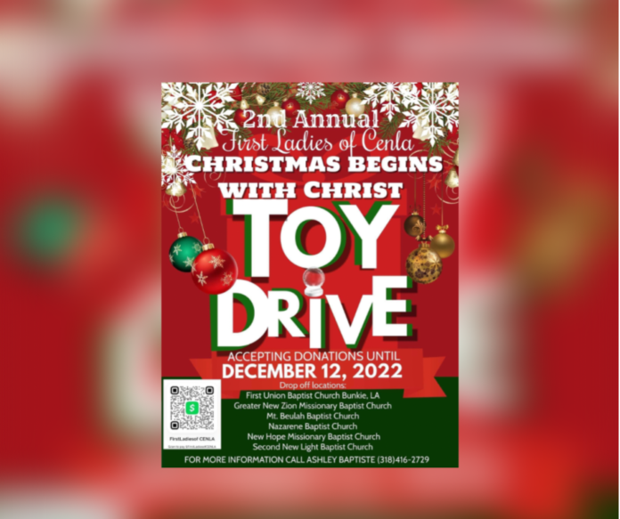 2nd Annual First Ladies of Cenla Christmas Begins with Christ Toy Drive