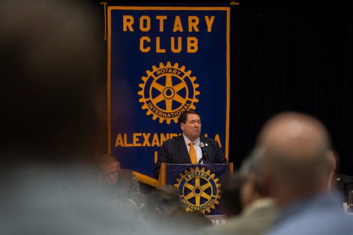 Lt. Governor Nungesser Congratulated LSUA’s Leadership CenLA Graduates at Alexandria Rotary