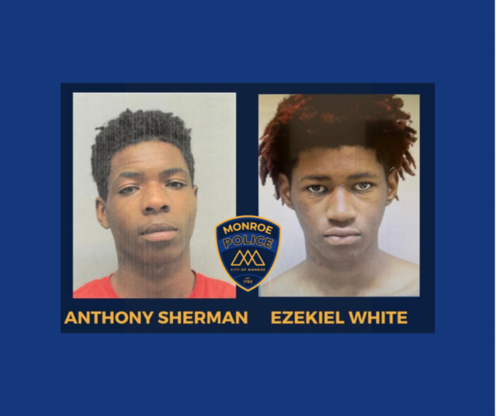 Monroe police seek the public's help in locating two murder suspects