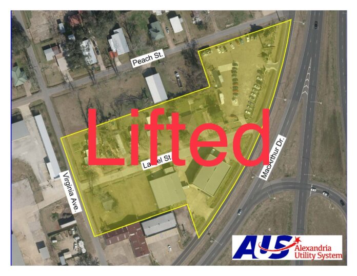 AUS: Alexandria Boil Advisory Lifted: Laurel Street