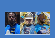 Three members of Southern University's Human Jukebox killed (left to right) Tyron Williams, Brody Moore, and Dylan Young