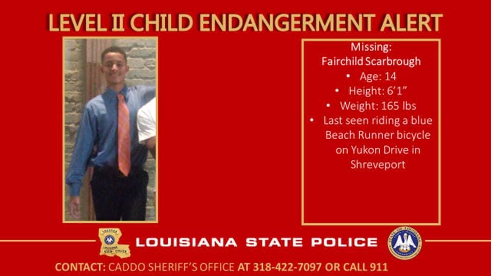 LSP:  Missing Child Advisory:  Fairchild Scarbrough