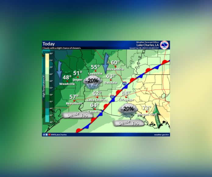 Monday's Weather (1/30/2023)