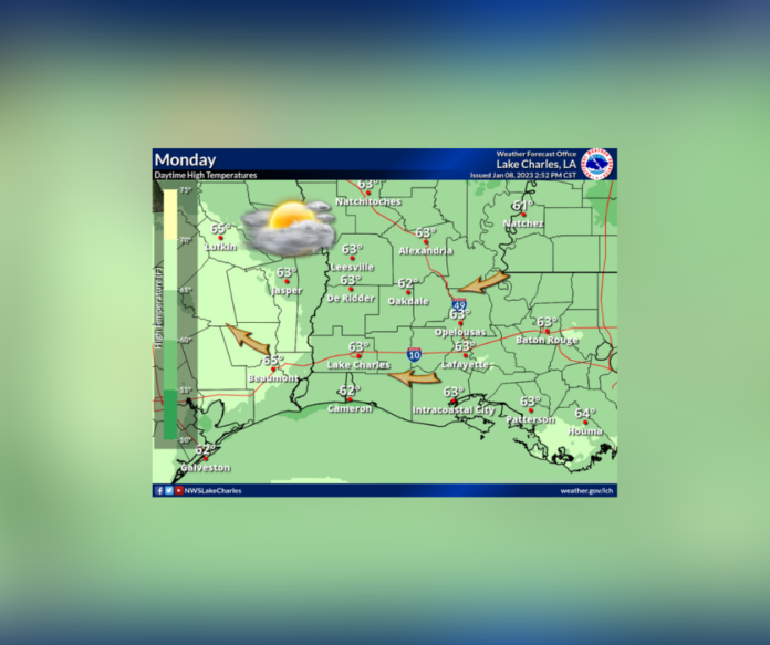 Monday's Weather (1/9/2023)