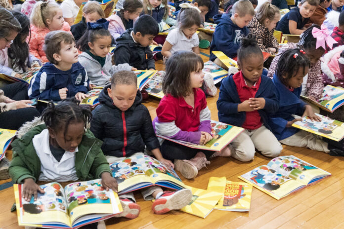 Students, Teachers Rev Up for Read Across Rapides Month