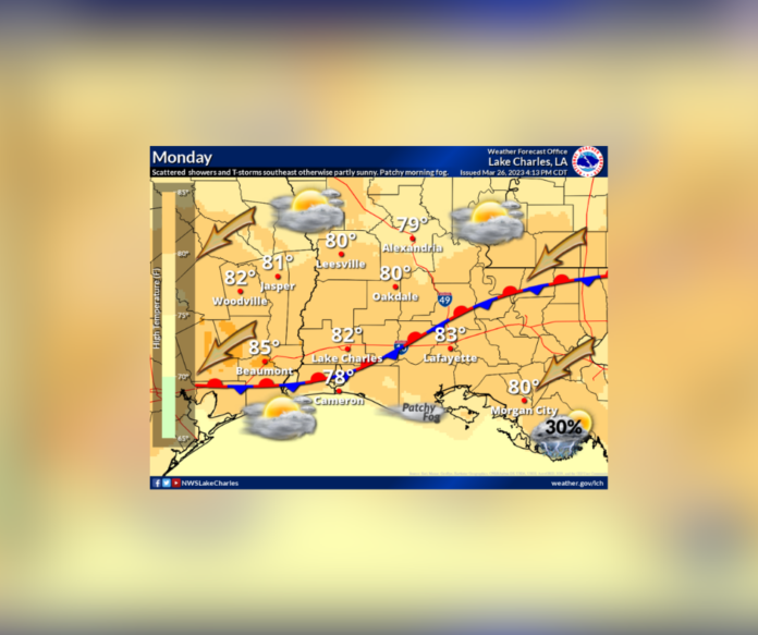 Monday's Weather (3/27/2023)