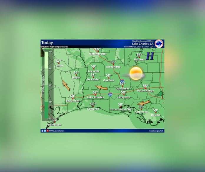 Monday's Weather (3/20/2023)