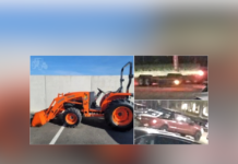 Alexandria: Tractor stolen from a business on MacArthur Drive