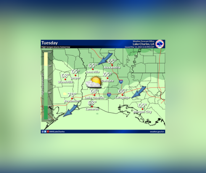 Tuesday's Weather (3/14/2023)