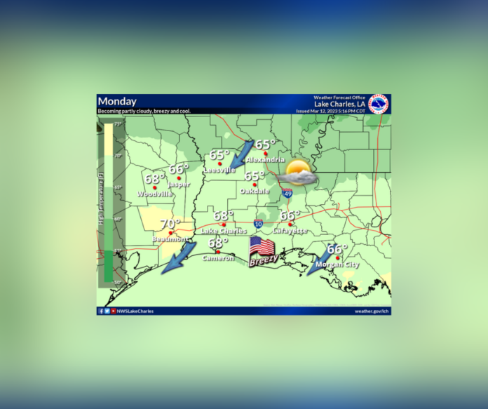 Monday's Weather (3/13/2023)