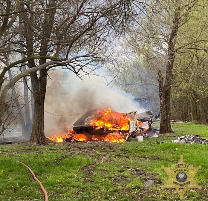 Natchitoches: Man arrested for arson and attempted second-degree murder, sheriff says