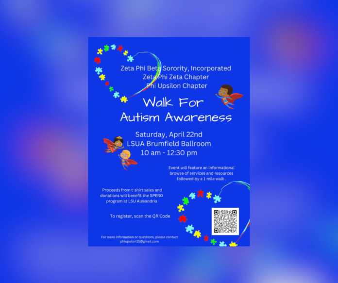 Zeta Phi Zeta and Phi Upsilon Chapters 2nd Annual Autism Awareness Walk Registration