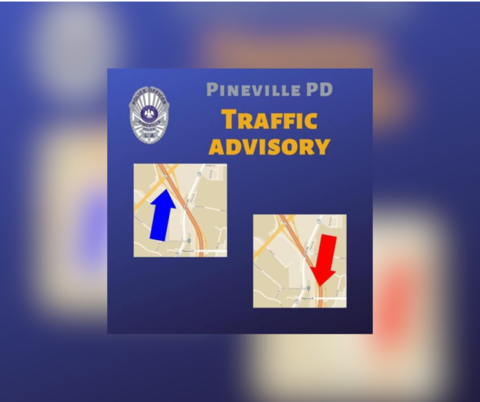 Pineville Traffic Advisory: Planned Closure of Edgewood Drive On and Off Ramp (Source: City of Pineville)