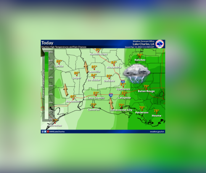 Saturday's Weather (4/15/2023)