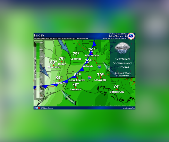 Friday's Weather (4/21/2023)