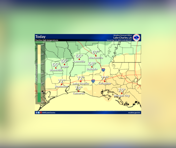 Sunday's Weather (4/23/2023)