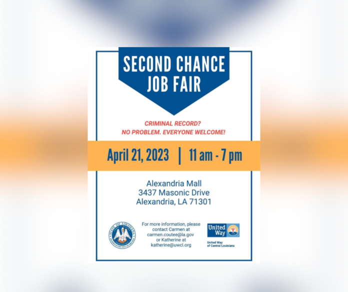 Second Chance Job Fair, sponsored by the United Way