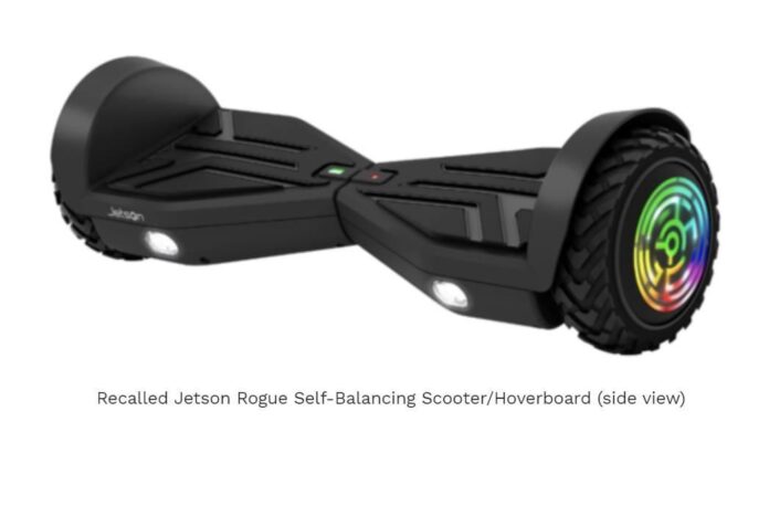 RECALL: 42-Volt Rogue Hoverboards Due to Fire Hazard; Two Deaths Reported