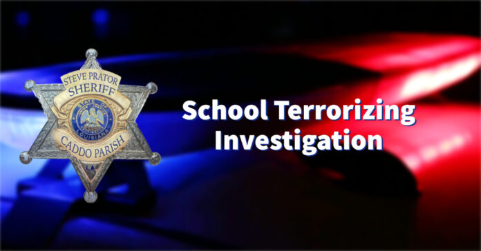 shreveport: Student Arrested for Making Terrorizing Threat (Source: CPSO)