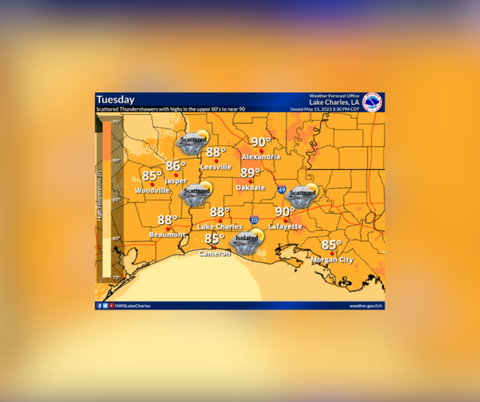 Tuesday's Weather (5/16/2023)