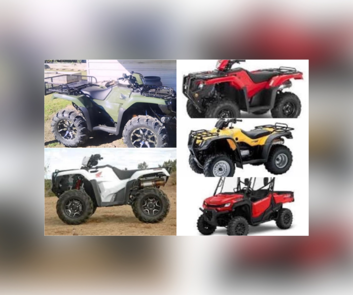 Opelousas: Stolen ATVs