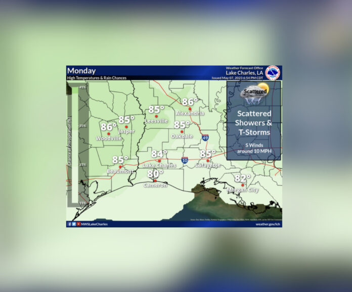 Monday's Weather (5/8/2023)