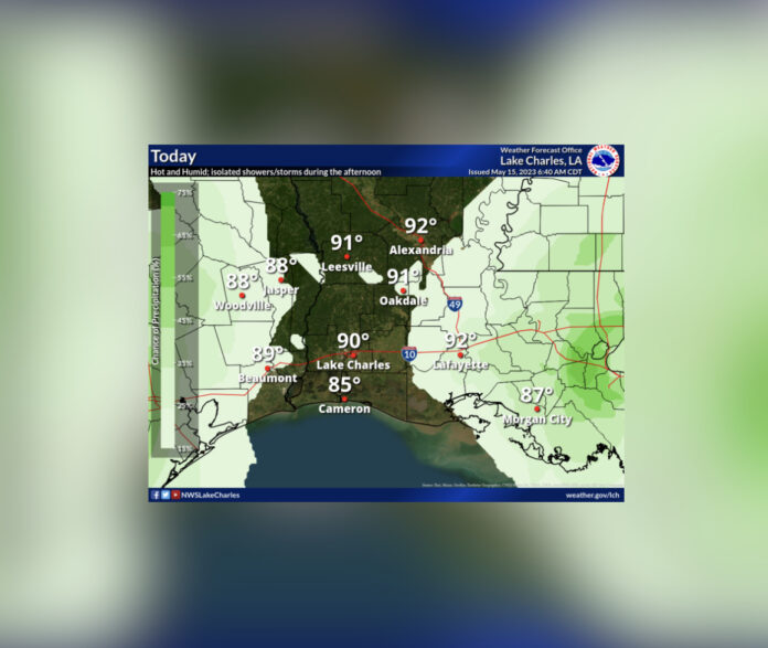 Monday's Weather (5/15/2023)