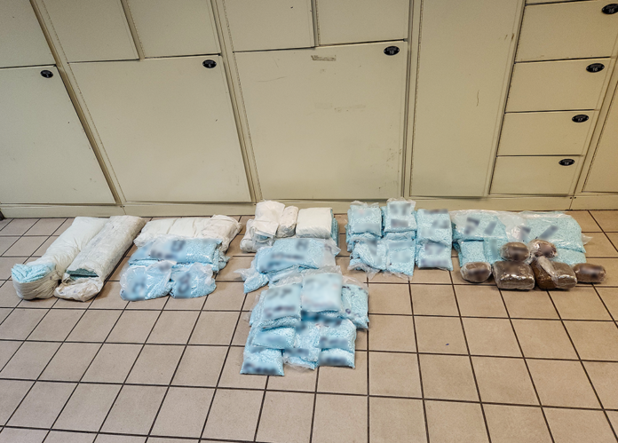 Arizona State Troopers seized over 229 pounds of fentanyl pills on I-19