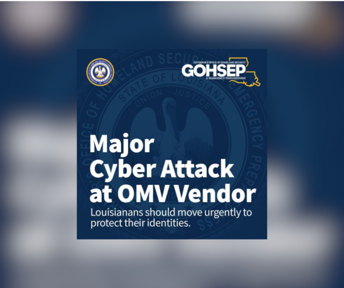 Major Cyber Attack at OMV Vendor, Louisianans Should Act Urgently to Protect Their Identities