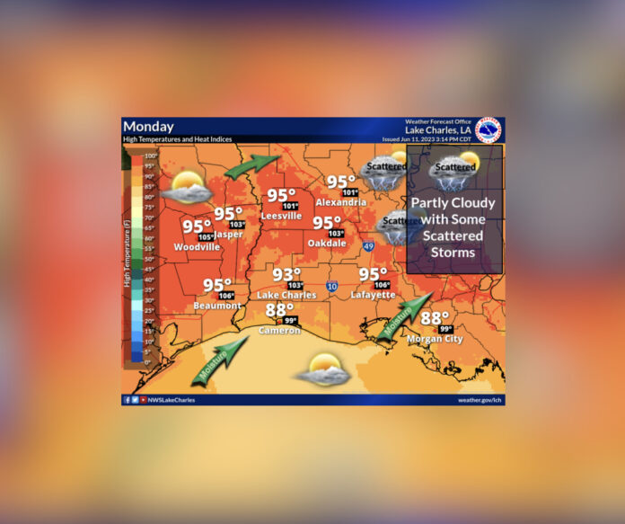 Monday's Weather (6/12/2023)