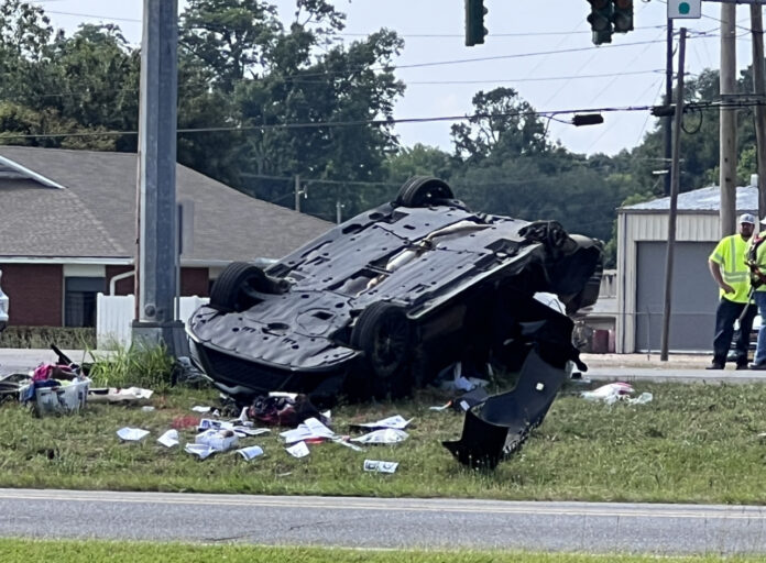 One critically injured in a two-vehicle crash on Hwy 28 West at Windermere Boulevard (Source: APD, UrbanCast)