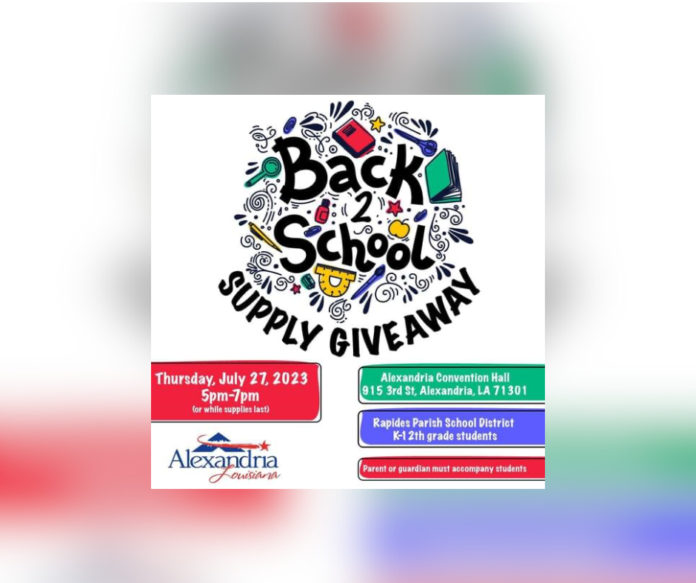 psa: COA Back 2 School School Supply Giveaway