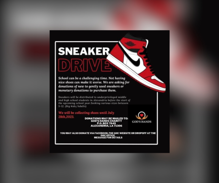 PSA: God's Hand Charity - Sneaker Drive