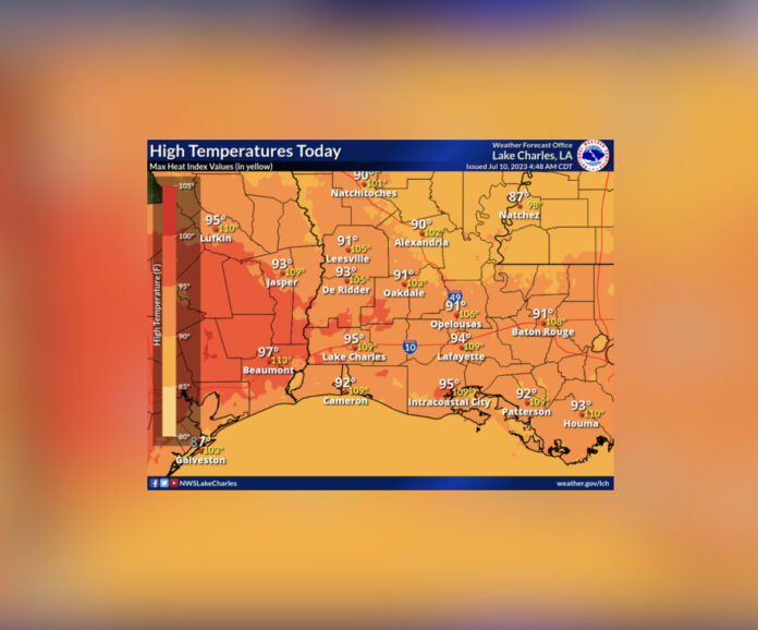 Monday's Weather (7/10/2023)