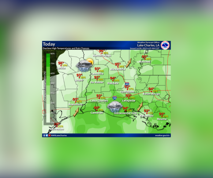 Saturday's Weather (7/8/2023)