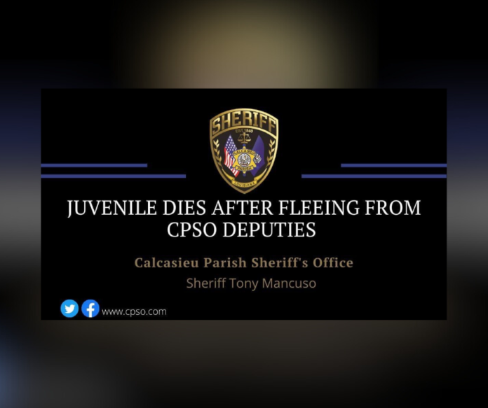 Lake Charles: Juvenile dies after fleeing from Calcasieu Deputies during a traffic stop