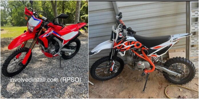 Elmer: Stolen Motorcycles (Source: RPSO)