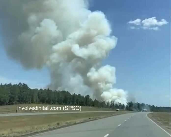 Sabine Parish: Fire Crews battling several uncontained wildfires (Source: SPSO)