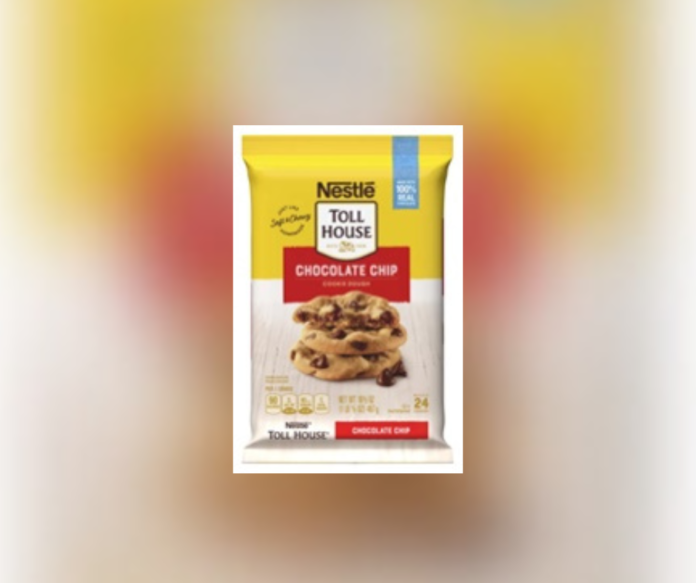 Nestlé Recall:  NESTLÉ® TOLL HOUSE® Chocolate Chip Cookie Dough Bar (16.5 Oz)