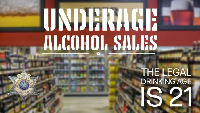 Caddo Parish: Underage Alcohol Sales