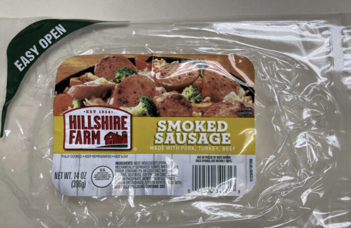 RECALL: Hillshire Smoked Sausage Products; Due to Possible Foreign Matter Contamination