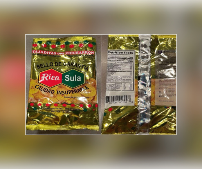 RECALL: Ineligible Pork Chicharrones Products Imported from Honduras