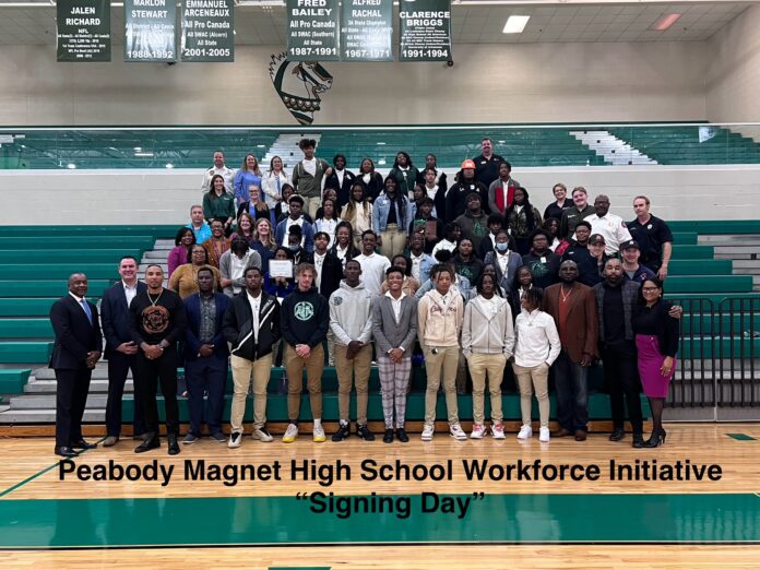 Peabody Magnet High School Workforce Development Initiative “Signing Day” 