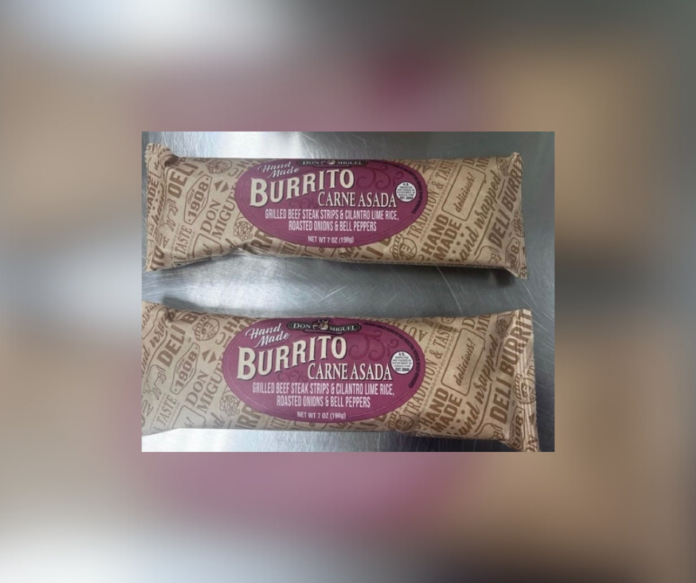 Don Miguel Foods Recalls Frozen Ready-To-Eat Carne Asada Burrito Products Due to Possible Listeria Contamination